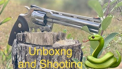 Unboxing, First Shots and Thought Of a Colt Python 2020 357 Magnum 6 Inch Barrel Review