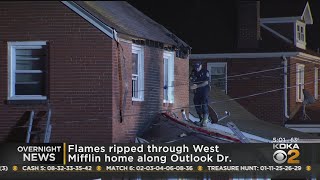 Flames Rip Through West Mifflin Home