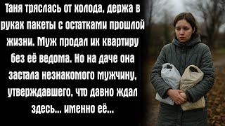 Таня тряслась от холода, держа в руках пакеты с остатками прошлой жизни. Муж продал их квартиру...