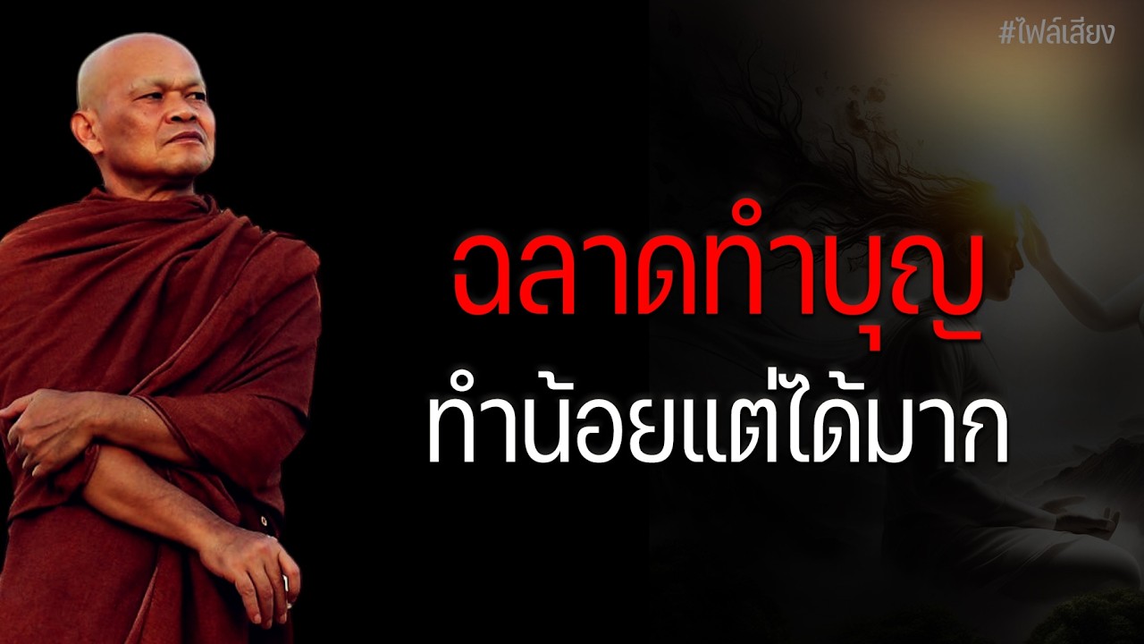 ฉลาดทำบุญ ทำน้อยแต่ได้มาก #หลวงพ่อมานพ