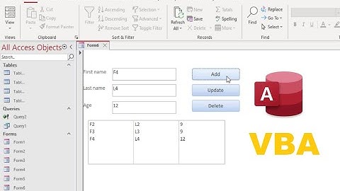 How to add update and remove items into listbox without database in MS Forms access VBA