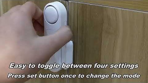 How To Install Door Alarm KERUI  KR-D12