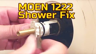 DIY Bath and Shower mixer valve repair  Moen 1222 positemp cartridge replacement  it's easy!