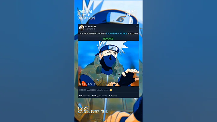 THE MOVEMENT WHEN KAKASHI HATAKE BECOME HOKAGE