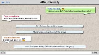 ADA University Comedy Club 2018 NYC 6.0 - Whatsapp (part 4) ADA University Comedy Club 2018 NYC 6.0 - Whatsapp (part 4)