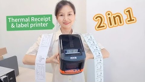 Best 2 in 1 80mm thermal label and receipt printer HOIN HOP-HL80