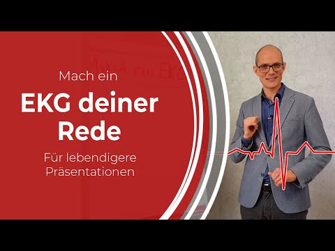 Mach ein EKG deiner Rede für lebendigere Präsentationen