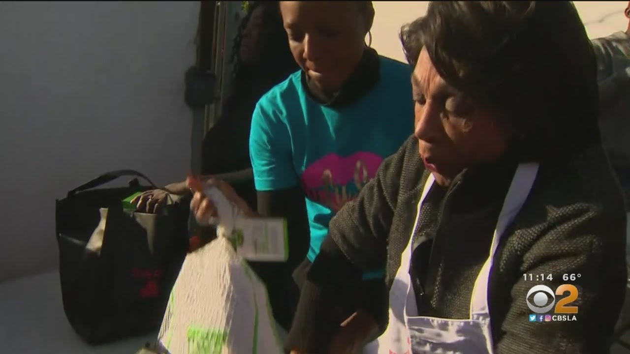 Maxine Waters Joins Jackson Limousines Turkey Giveaway YouTube