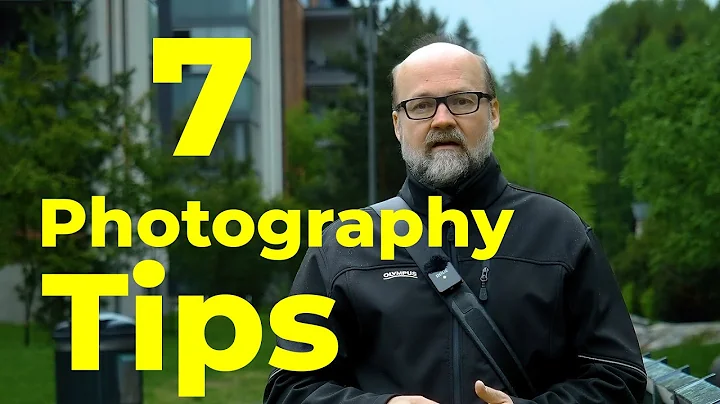 7 Photography Tips to Make You a BETTER Photographer