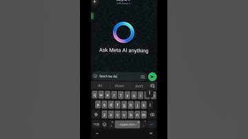 #Chat with meta Ai whatsapp## meta ai video## create dpz with meta ai ## whatsappa meta ai video