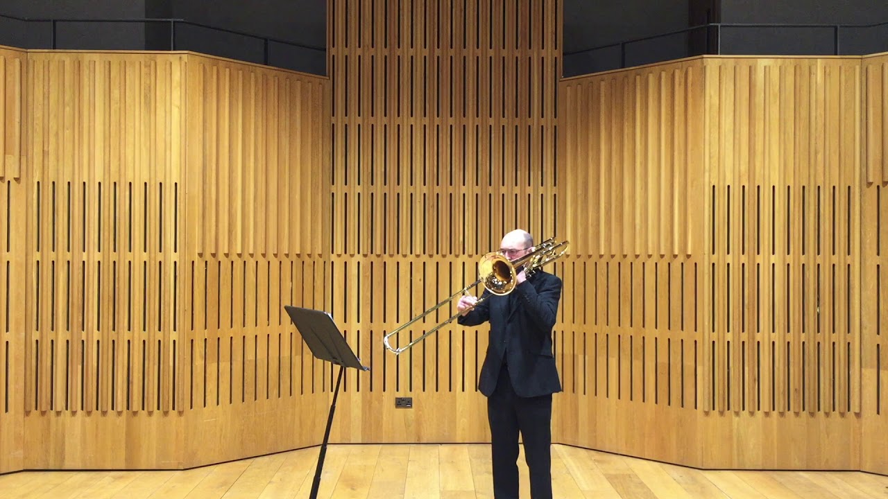 Bass trombone audition excerpts "Symphony in D minor", by Cesar Franck