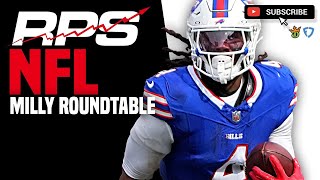 MILLY ROUNDTABLE | 2023 NFL, WEEK 3 | DRAFTKINGS TOURNAMENT PICKS AND STRATEGY
