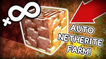 NETHERITE FARM in Minecraft! (infinite Ancient Debris)