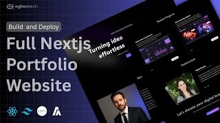 Build &amp; Deploy a Modern Portfolio Website with Next.js, React, Tailwind CSS v4 &amp; Aceternity UI