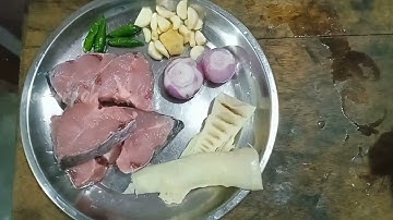 Bamboo shoots Fish Curry