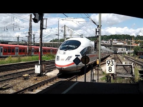 New Ulm Hbf mit ICEs, ICs/ECs +Werbeloks, Regionalzüge (BR 146, 218, 425, 440, 611, 612, 650) und mehr