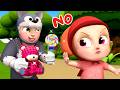 Big Bad Wolf Go Away! 🐺🚓 | Police Song | Kids Cartoon | Nursery Rhymes &amp; Kids Song