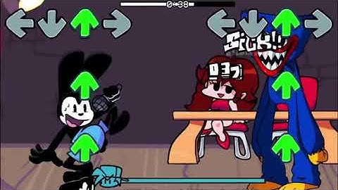 Oswald Vs Huggy Wuggy But Oswald NOT THAT OLD | FNF mods