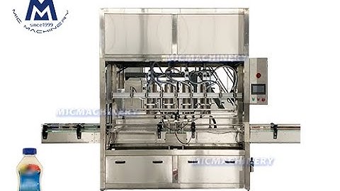 Mayonnaise Filling Machine: how to fill mayonnaise into cans (Sauce Filling Machine 1800 Bottles/h)