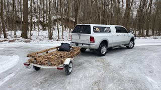 DIY utility trailer build for about $200 bucks!!