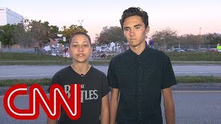School shooting survivors demand action on gun control