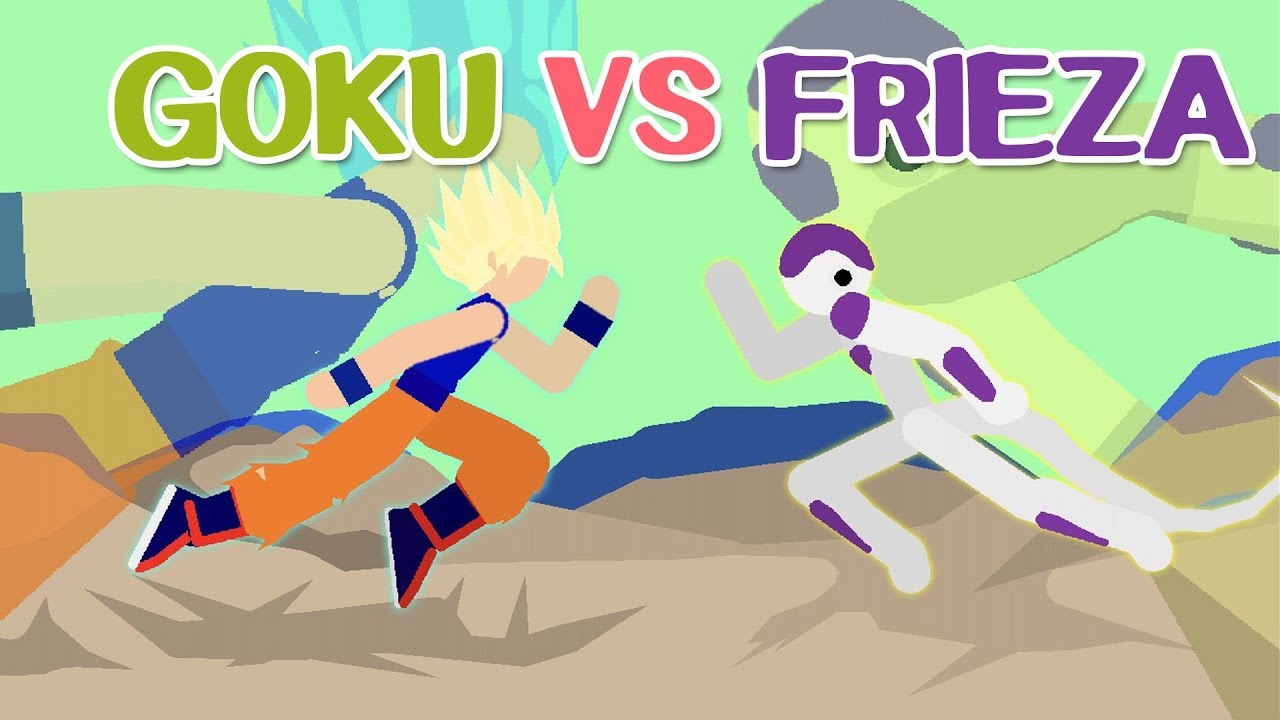 Goku And Vegeta vs Golden Freezer DBS sticknodes by Boltanim on