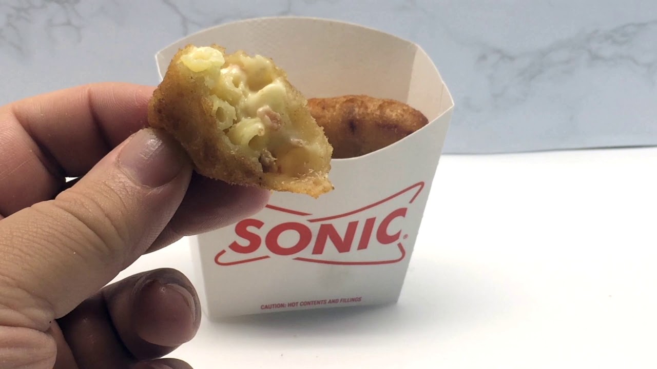 Bacon Macaroni Cheese Bites from Sonic YouTube
