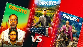 Far Cry 6 vs Far Cry 5 vs Far Cry 4 - Direct Comparison! Attention to Detail \& Graphics! PC ULTRA 4K