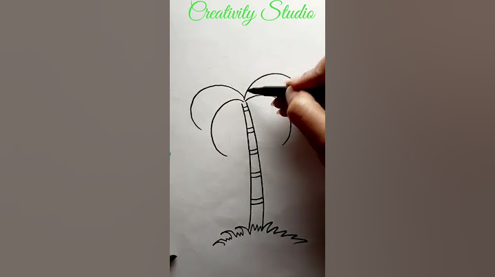 Draw Coconut Tree..