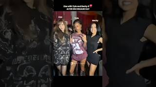 Download Lagu Lisa with Tyla and Becky G | Lisa Alter ego Release Party🪩💃🖤 #lisa #tyla #alterego #beckyg #shorts MP3