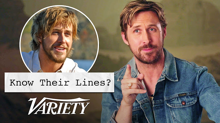 Does Ryan Gosling Know Lines From His Most Famous Movies?