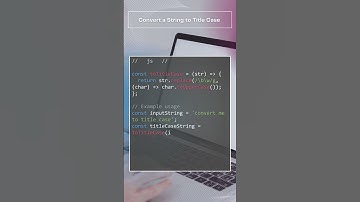 JS - How to Convert a String to Title Case in JavaScript #JavaScript #Programming #Development