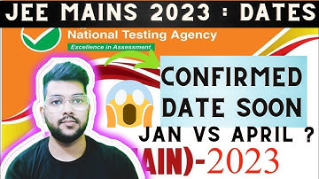 Jee mains 2023 Confirmed date ✅ | Official notification soon 🔜 #jee_mains #exam_date #nta #schedule