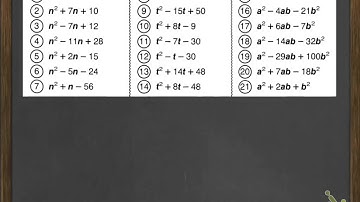 Factoring Quadratic Trinomials