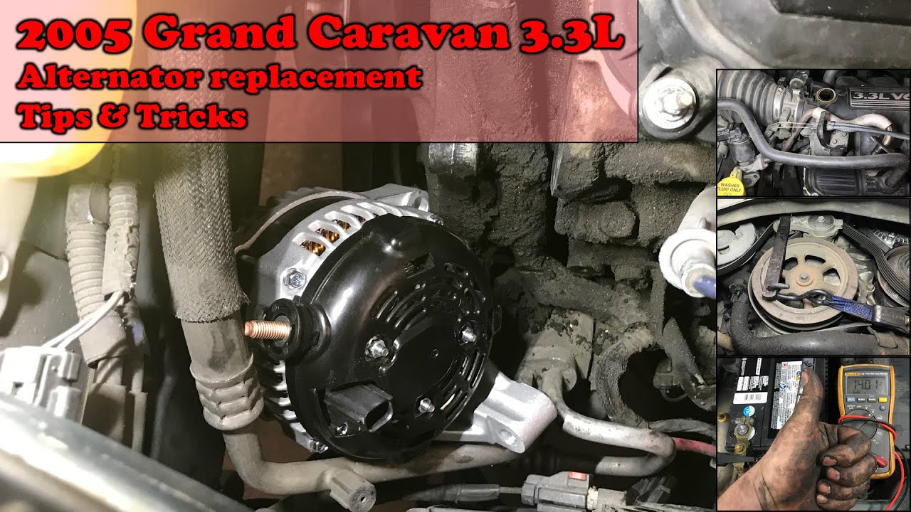 2005 dodge grand caravan 3 3l alternator install tips tricks part