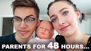 Bailey & Asa are PARENTS?? | 48-Hour Baby Challenge