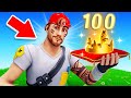 Ma 100 me courone sur fortnite 