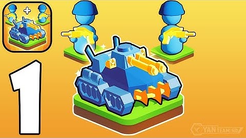 Toy Army Defense: Crazy Merge - Gameplay Part 1 Build A Toy Army (Android,iOS)
