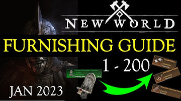 Ultimate 1 - 200 Furnishing Guide + Aptitude Farm in 2023! - New World