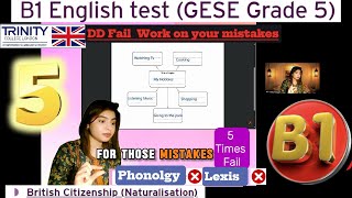 видео: Тест по английскому языку B1 (GESE, 5 класс) | Британское гражданство SELT | Тринити-колледж Лонд... картинка: Тест по английскому языку B1 (GESE, 5 класс) | Британское гражданство SELT | Тринити-колледж Лонд...