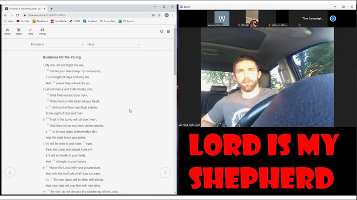 Lord is my Shepherd - Thad Cartwright 5-6-2020