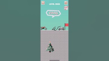 Draw bridge puzzle game level 2533🎄 #drawing #game #Shorts
