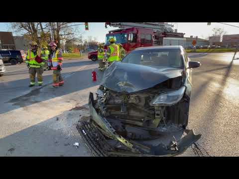 Two Vehicle Collision Cobourg November 1, 2022