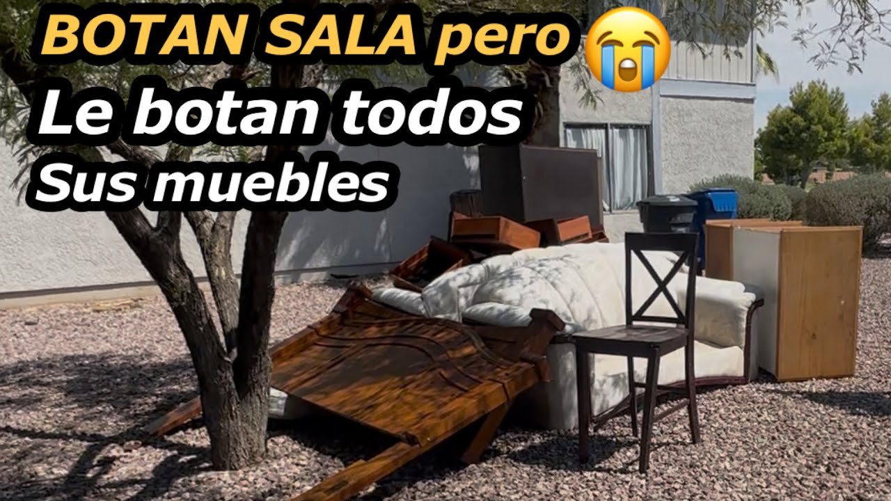 Lo que tiran en usa😱NO PUDE LLEVAR LA SALA PORQUE TENIA😭COSAS 😭