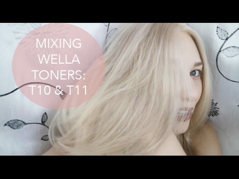 WELLA T11 + T10 -- watch me tone my hair...also i talk a lot - YouTube