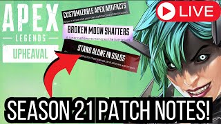 🔴LIVE - NEW PATCH NOTES! - APEX LEGENDS SEASON 21 soon...🔥- #apexlegends