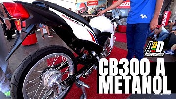 HONDA CB300 COM A NOVA FUELTECH FT450 E METANOL!