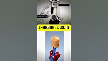 Crankshaft Working Animation😱#shorts