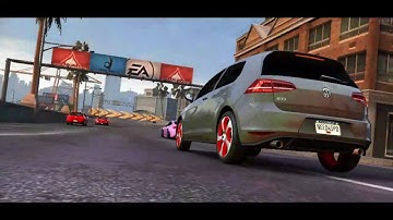 I won the first real race with 4 sport cars in nfs game mobile