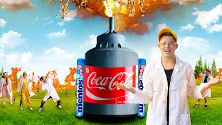 ניסוי הקולה מנטוס הגדול בארץ אי פעם !!!! 😱 😱